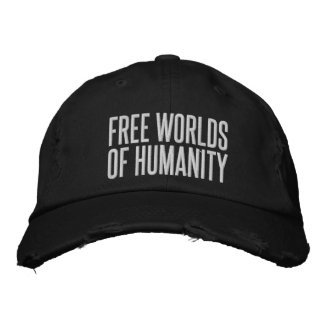 Free Worlds of Humanity hat 2.0 刺繍入りキャップ