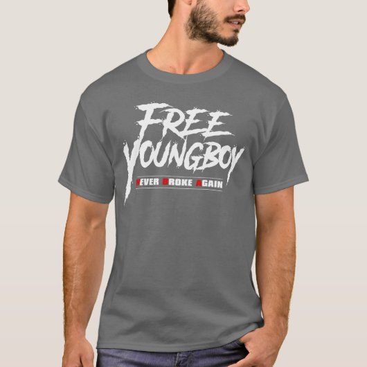Free Youngboy Free Youngboy Youngboy Free Yb frien Tシャツ (正面)