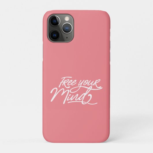 Free Your Mind 感動的引用文 Case-Mate iPhoneケース (裏)