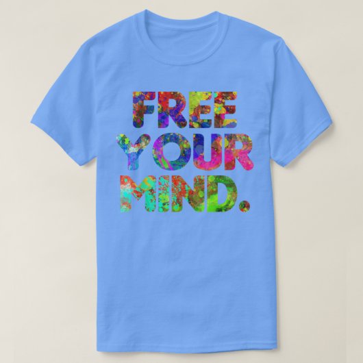 Free Your Mind Motivation Gym Business Mindset Tシャツ (デザイン正面)