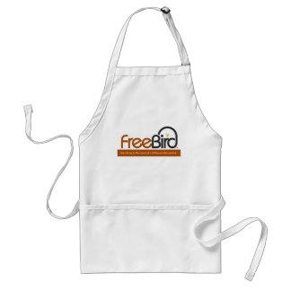 FreeBirdの白のエプロン スタンダードエプロン