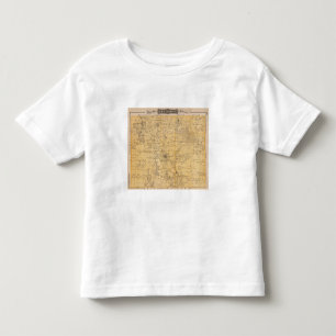 Freeborn郡、ミネソタの地図 トドラーTシャツ