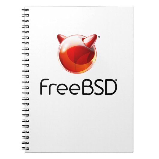 FreeBSDのプロジェクトのノート ノートブック (正面)