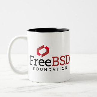 FreeBSDの基礎ロゴ ツートーンマグカップ
