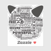 FreeBSD 25th Anniversary Stickerが大好きな理由 シール (シート)