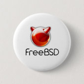 FreeBSD badge. 缶バッジ (正面)