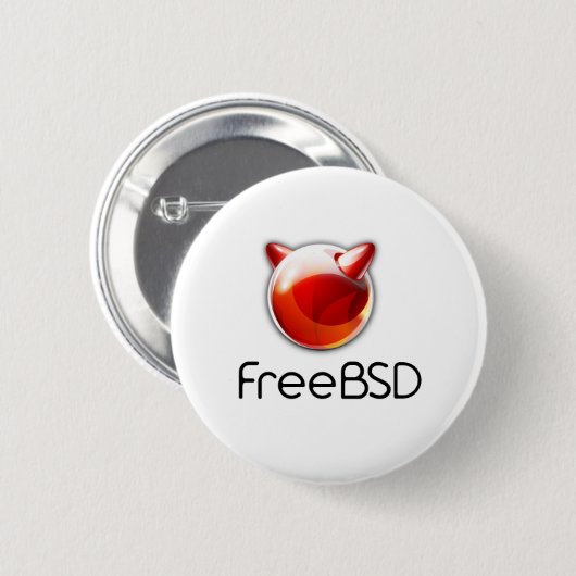 FreeBSD badge. 缶バッジ (正面&裏面)