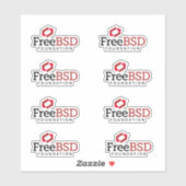 FreeBSD Foundationのステッカー シール (シート)