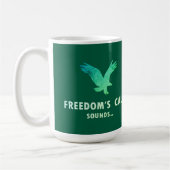 Freedomの呼び出し音 コーヒーマグカップ (左)