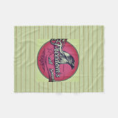 Freedomの呼び出し音 フリースブランケット (正面(横))