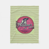 Freedomの呼び出し音 フリースブランケット (正面)