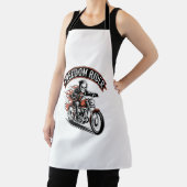 FreeDomライダーバイクもしくは自転車に乗る人 エプロン (インサイチュ)