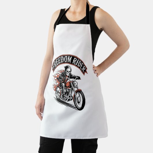 FreeDomライダーバイクもしくは自転車に乗る人 エプロン (インサイチュ)