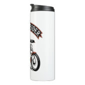 FreeDomライダーバイクもしくは自転車に乗る人 タンブラー (回転右)