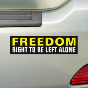 Freedom定義バンパーステッカー バンパーステッカー
