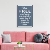 Freedom引用文キャンバス印刷 キャンバスプリント (インサイチュ (リビング))