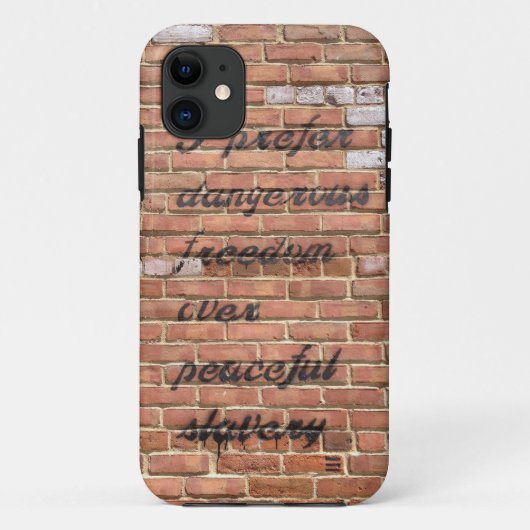 Freedom引用文Iphoneケース Case-Mate iPhoneケース (裏面)