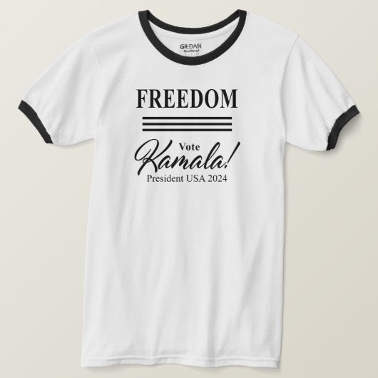 FREEDOM投票Kamala Harris大統領2024 Swea Tシャツ (デザイン正面)