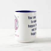 Freedom2Changeコーヒやる気を起こさせるーマグ マグカップ (中央)