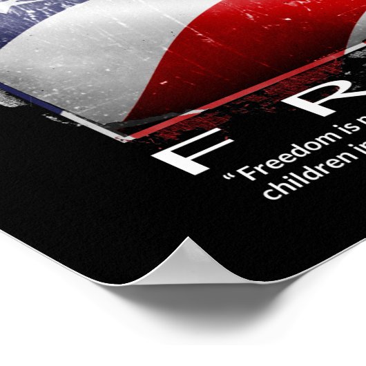 「FREEDOM」ポスター ポスター (角)