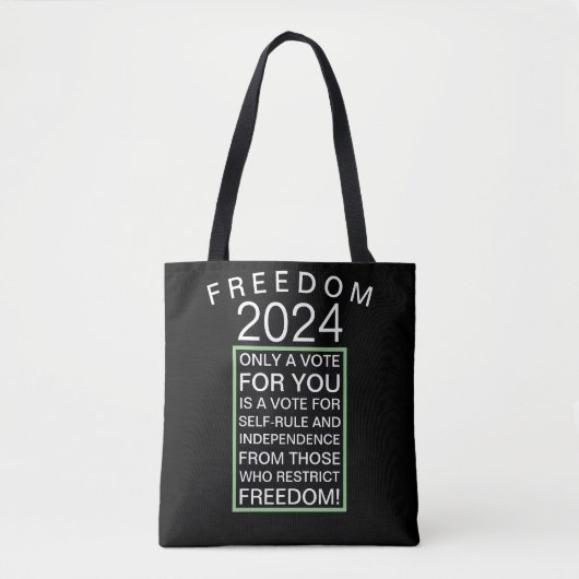 Freedom 2024トート トートバッグ (正面)