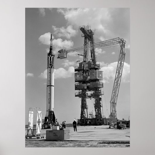 Freedom 7 (Mercury Redstone 3)発売準備 ポスター (正面)