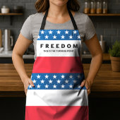 Freedom A True Patriot エプロン