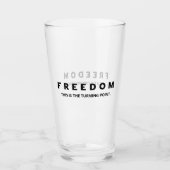 Freedom A True Patriot タンブラーグラス (正面)