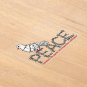 Freedom and peace アクリル招待状 (レイダウン)