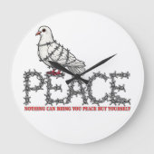 Freedom and peace ラージ壁時計 (正面)