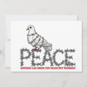 Freedom and peace 招待状 (正面)