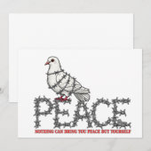 Freedom and peace 招待状 (正面/裏面)