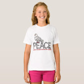 Freedom and peace tシャツ (正面フル)