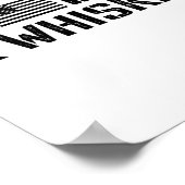 Freedom And Whiskey - 4th Of July Usa Flag Funny M ポスター (角)