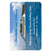 Freedom at Sint Maartenステートルームドアマーカー マグネット (縦)