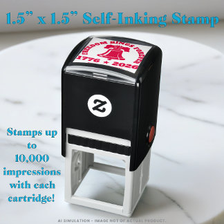 Freedom Bell 1776–2026 School Trodat 4924 Rubber セルフインキングスタンプ