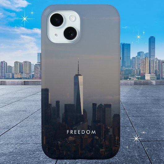 Freedom Big City Landscape Motivational  Case-Mate iPhoneケース