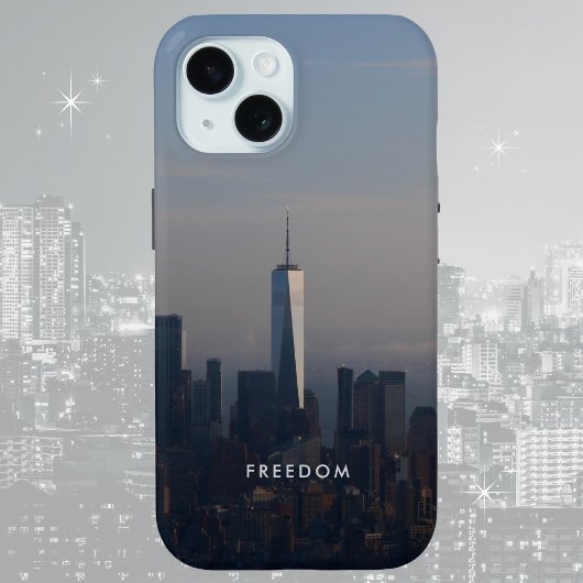 Freedom Big City Landscape Motivational  Case-Mate iPhoneケース