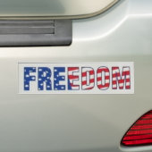 Freedom_Bumper バンパーステッカー (車上)