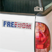 Freedom_Bumper バンパーステッカー (トラック上)