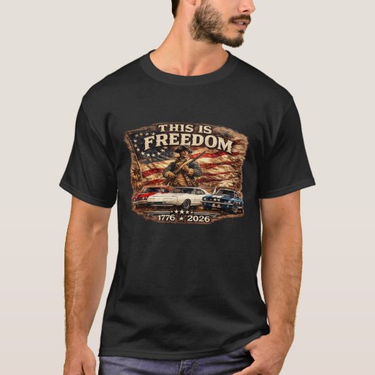 FREEDOM CARS Tシャツ (正面)