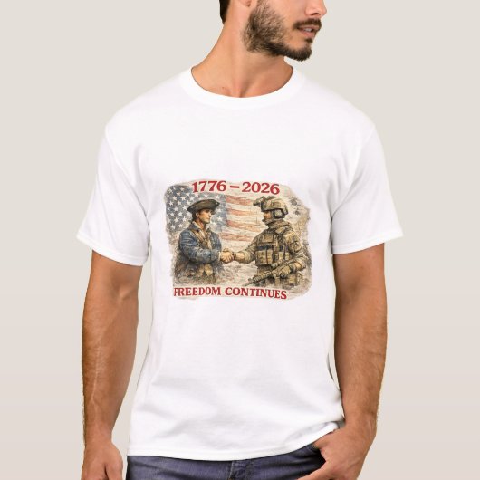 FREEDOM CONTINUES Tシャツ (正面)