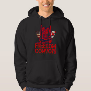 Freedom Convoy 2022我々のトラック運転手のConvoyをサポート パーカ