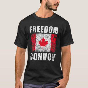 Freedom Convoy 2022 Canadian Trucker Canada Suppor Tシャツ