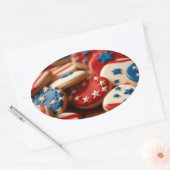 Freedom Cookie 楕円形シール (封筒)