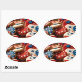 Freedom Cookie 楕円形シール (シート)