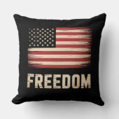 Freedom Costume for Men Women Patriotic クッション (正面)