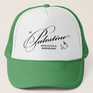 Freedom Crown: 「Free Palestine」アドボカシー帽子 キャップ
