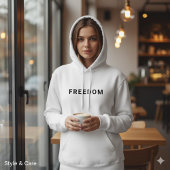 Freedom Custom Text Classic Everyday Hoodie パーカ
