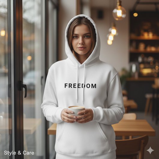 Freedom Custom Text Classic Everyday Hoodie パーカ